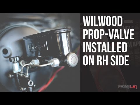 Wilwood Master Cylinder, Prop Valve and Residual pressure valve install.