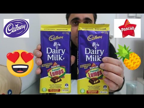 CADBURY DAIRY MILK PASCAL PINEAPPLE LUMPS  (SPECIAL EDITION)
