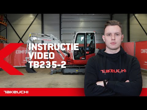 Instructievideo Takeuchi TB235-2 Minigraver