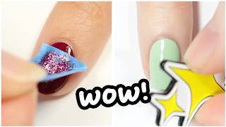 NAIL HACKS 2026 💅🏻 Using ODD Household Items For Nail Art!
