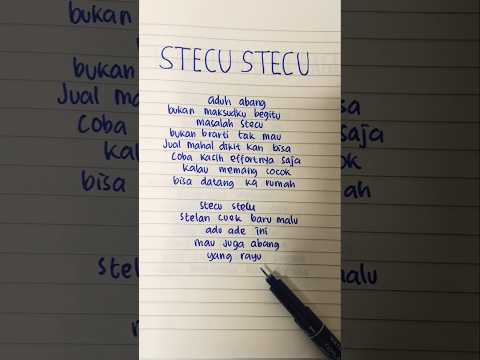 Stecu - Stecu | Faris Adam | lirik