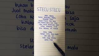 Download lagu Stecu - Stecu | Faris Adam | lirik mp3