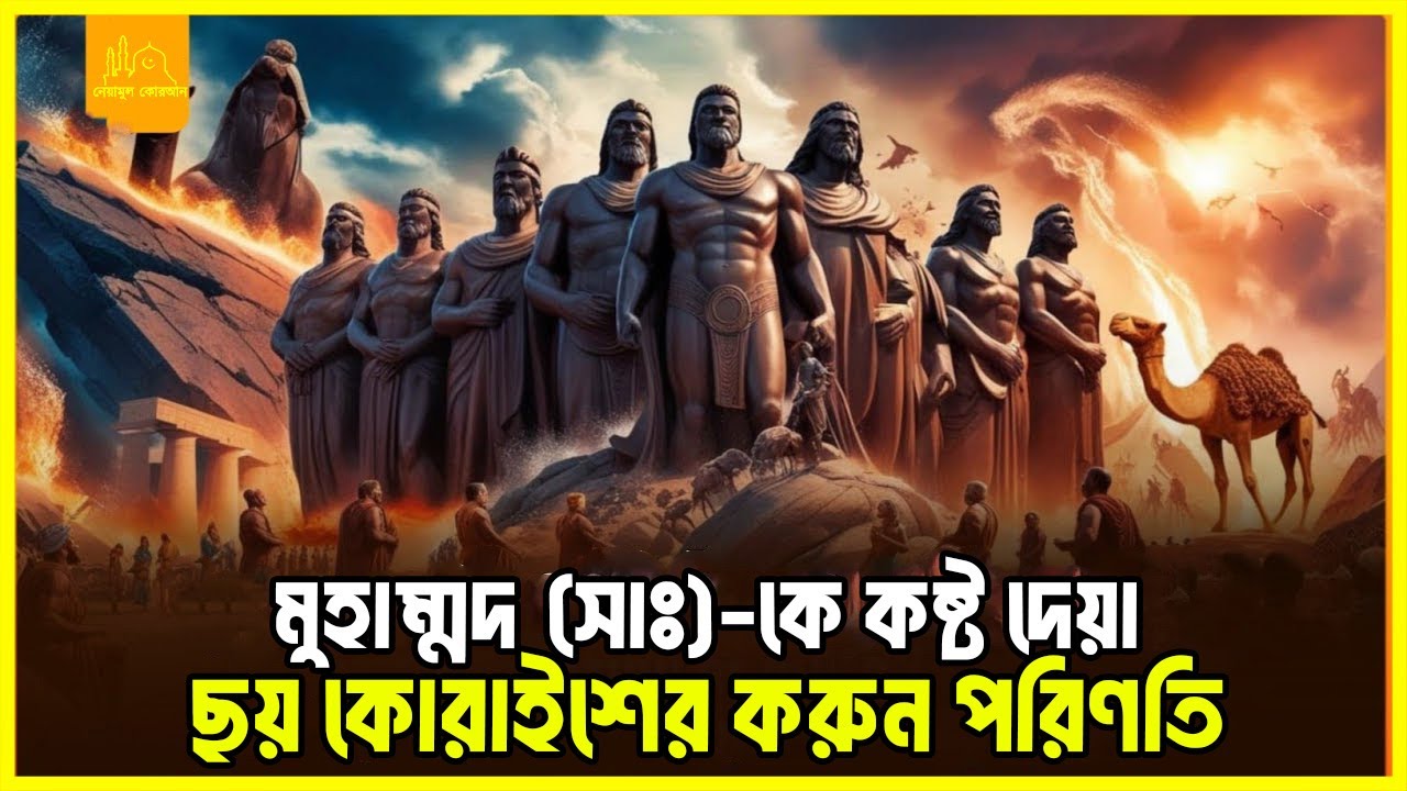 মুহাম্মদ (সাঃ)-কে কষ্ট দেয়া ছয় কোরাইশ ব্যাক্তির ঘটনা । Islamic Story Bangla