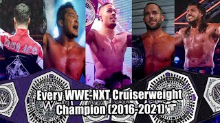 Every WWE/NXT Cruiserweight Champion (2016-2021)