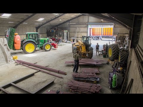 Our Steel Boat Building Kit Arrives - Bruce Roberts Voyager 388  - Ep.2