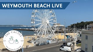 Weymouth Beach (UK) Live Webcam @ Cactus Tearooms (4k) live webcam