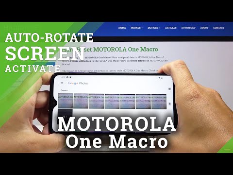 How to Turn On Auto Rotate in MOTOROLA One Macro – Enable Auto Rotate Screen