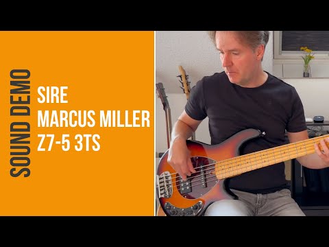 Sire Marcus Miller Z7-5 3-Tone Sunburst - Sound Demo (no talking)
