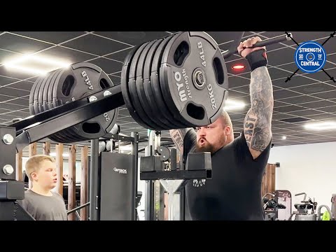 Retired Eddie Hall Still Presses 240 kg