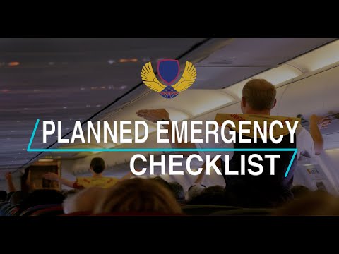 Planned Emergency Checklist - Initial Cabin Crew Training