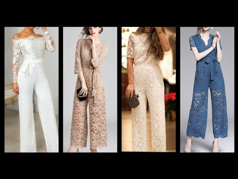 gorgeous lace Jumpsuits design for girls //jumpsuits designs ideas 2020