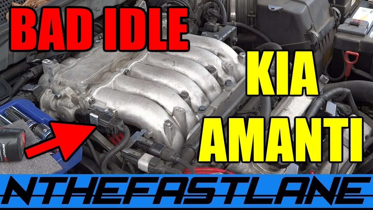 Kia Amanti Bad Idle,Misfire & Spark Plug Change "FIX"