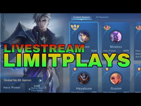 PUSH TOP GLOBAL 1 AAMON LIMIT PLAYS | MOBILE LEGENDS