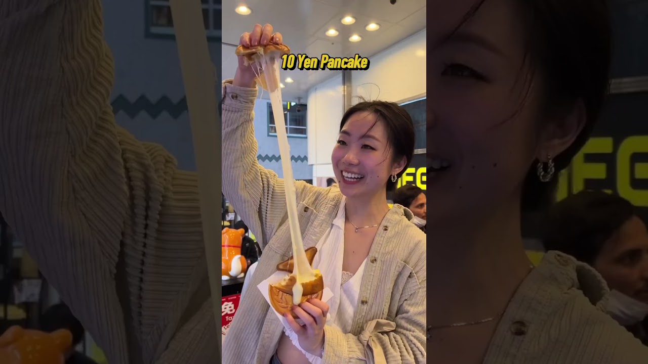 Is this worth your coin? 📍10 Yen Pancake in Tokyo, Japan