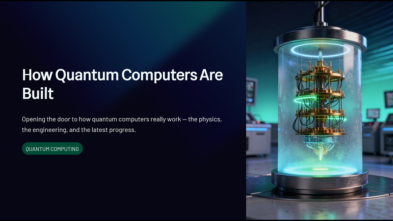 How Quantum Computers Are Built & Latest Progress in Quantum Computing | Beginner-Friendly Guide