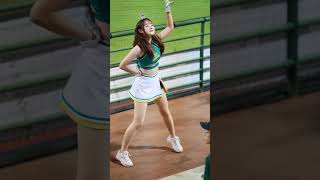 【台湾チア】Wingstars昆昆 紀慶然應援 #wingstars #台鋼雄鷹 #cheerleader #台湾チア