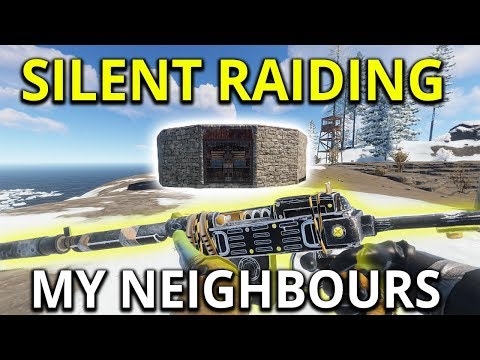 Silent Raiding My Neighbours - Rust Solo Survival Gameplay