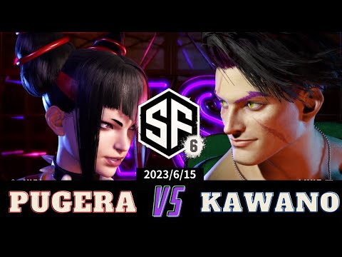 SF6 | Pugera (JURI) vs Kawano (LUKE) | ぷげら (ジュリ) vs カワノ (ルーク) | Street Fighter 6 | 2023/06/15