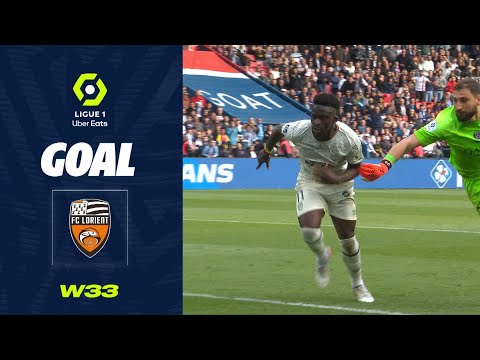 Goal Cheikh Ahmadou Bamba Mbacke DIENG (88' - FCL) PARIS SAINT-GERMAIN - FC LORIENT (1-3) 22/23