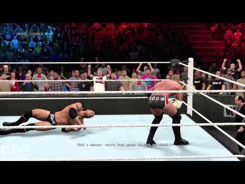 WWE 2K15 Showcase: Hustle, Loyalty, Disrespect pt18 - The Rock Squashes the Company, pt2
