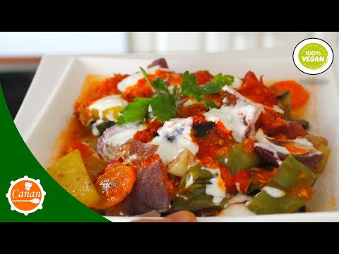 Von diesem Gemüse-Gericht kriegt meine Familie nie genug | Ofengemüse mit Tomaten- und Joghurtsoße