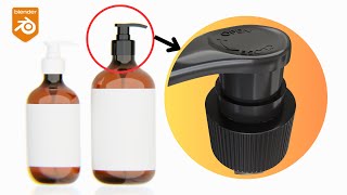 How to Modeling Pump Bottle | Blender Tutorial Full