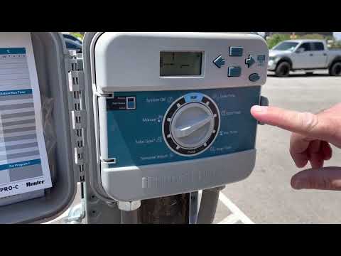 How To Program a Hunter Pro C Irrigation Controller