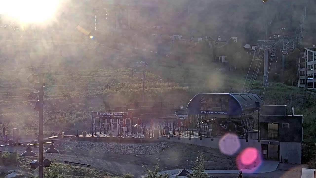 Live webcam view of Steamboat Resort Gondola Base