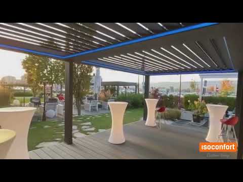 Pérgola Retráctil en hostelería – Isoconfort
