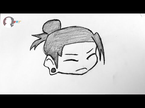 How to Draw Geto Chibi Step by Step