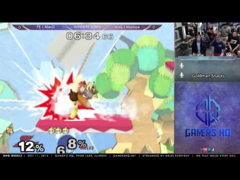 GHQ Weekly [10/11/15]: FE | MacD (Peach) vs. GHQ | Markow (Fox)
