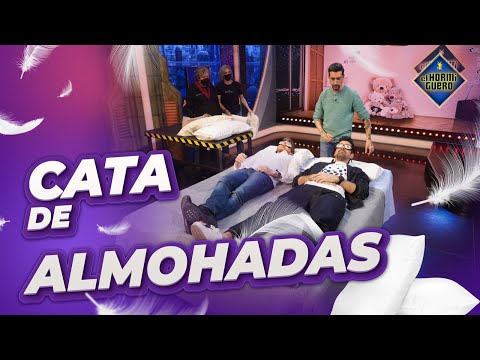 ¿Reconocerán la suya? Miguel Ángel Muñoz y Pablo Motos hacen una cata de almohadas - El Hormiguero