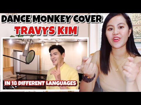 TRAYS KIM - Dance Monkey (Tones And I) Multi-Language Cover in 18 Different Languages | Reaction
