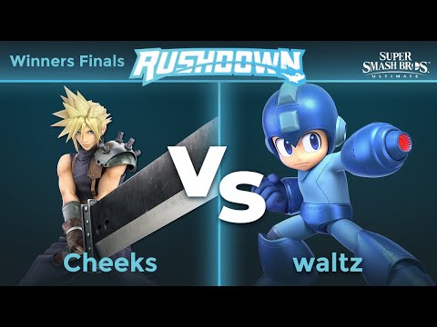 Rushdown 25 - FUG | FRKS | Cheeks (Cloud) vs waltz (Mega Man) Winners Finals - SSBU