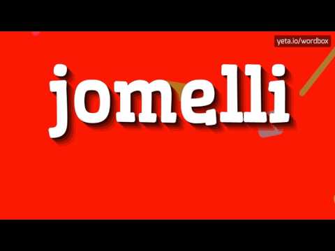 JOMELLI - HOW TO PRONOUNCE IT!?