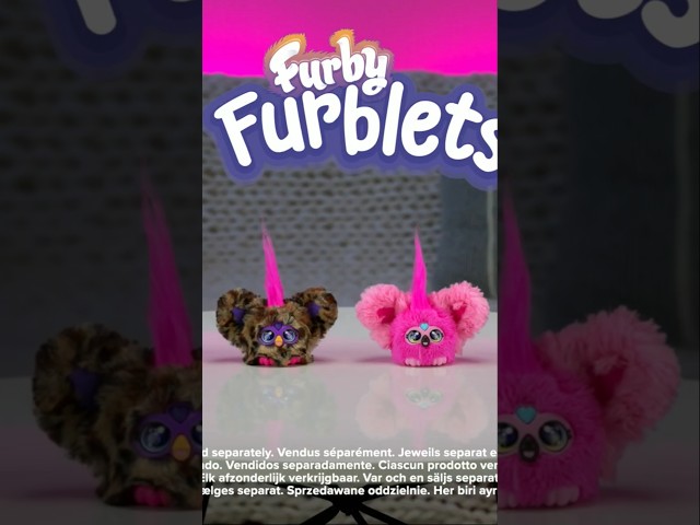 Vídeo relacionado con Furby Furblets, Miniamigo Pix-Elle, Más de 45 Sonidos, Música de Videojuegos y Frases en Furbish, Peluche electrónico para niños y niñas a Partir de 6 años, Multicolor