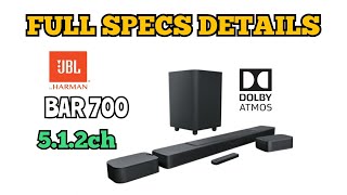 Video thumbnail for JBL Bar 700 5.1.2ch Dolby Atmos Soundbar | Full Specs Overview! by HQ AUDIO Exchange