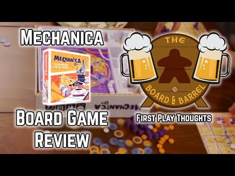 Board Game Review - Mechanica - First Play Thoughts