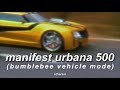 manifest urbana 500 (bumblebee vehicle mode) ✧ transformers prime subliminal 𝙧𝙚𝙦𝙪𝙚𝙨𝙩𝙚𝙙