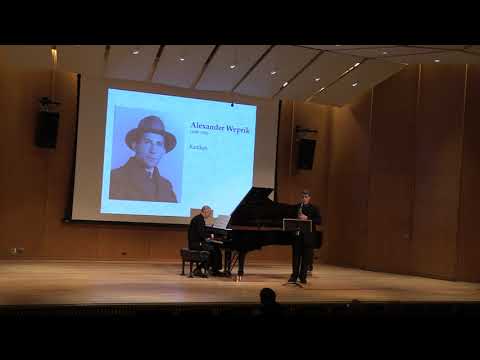 Alexander Weprik: Kaddisch for saxophone and piano