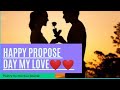 Happy Propose Day My Love ️ Valentine S Week Love Poetry Montuu Poonal