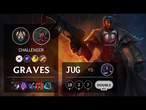 Graves Jungle vs Elise - KR Challenger Patch 10.6