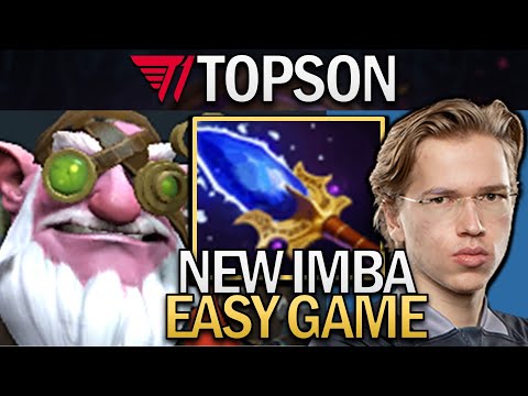 Sniper Dota 2 Gameplay T1.Topson with Aghanims - NEW IMBA - TI12