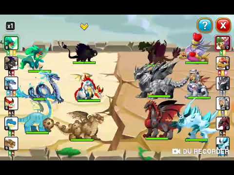 Combate:En Dragón City,Rescatando a los Dragones enjaulados y consiguiendo las llaves.#1.jugador Ali