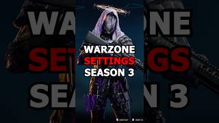 the *NEW* BEST SETTINGS in Warzone SEASON 3! 🎮👑