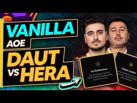 Hera vs DauT Special Vanilla AoE2 Showmatch BO7 $500