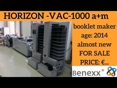 Horizon VAC 1000 a+m collator booklet maker / листоподборка брошюровщик Листоподборочная станция