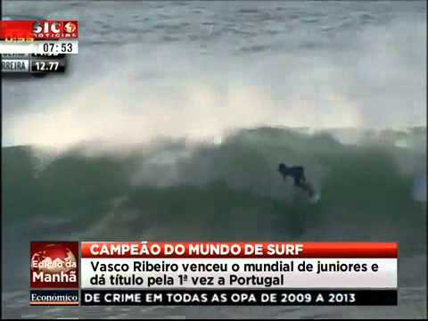 Vasco Ribeiro vence mundial de juniores de Surf e d t tulo pela 1 vez a Portug