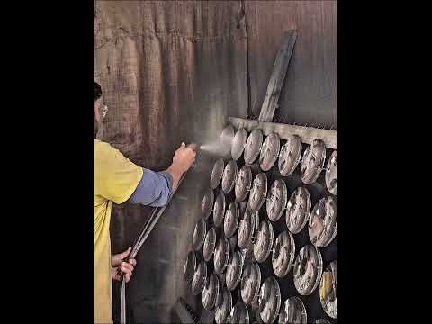 Car Side Mirror Making Process #shortvideo  #menufecturing  #workers