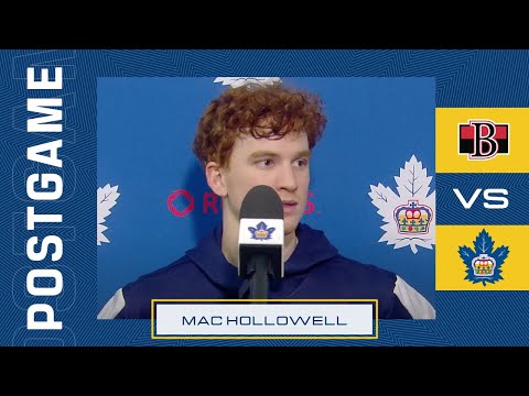 Mac Hollowell Post Game | Toronto Marlies vs. Belleville Senators | February 19, 2022